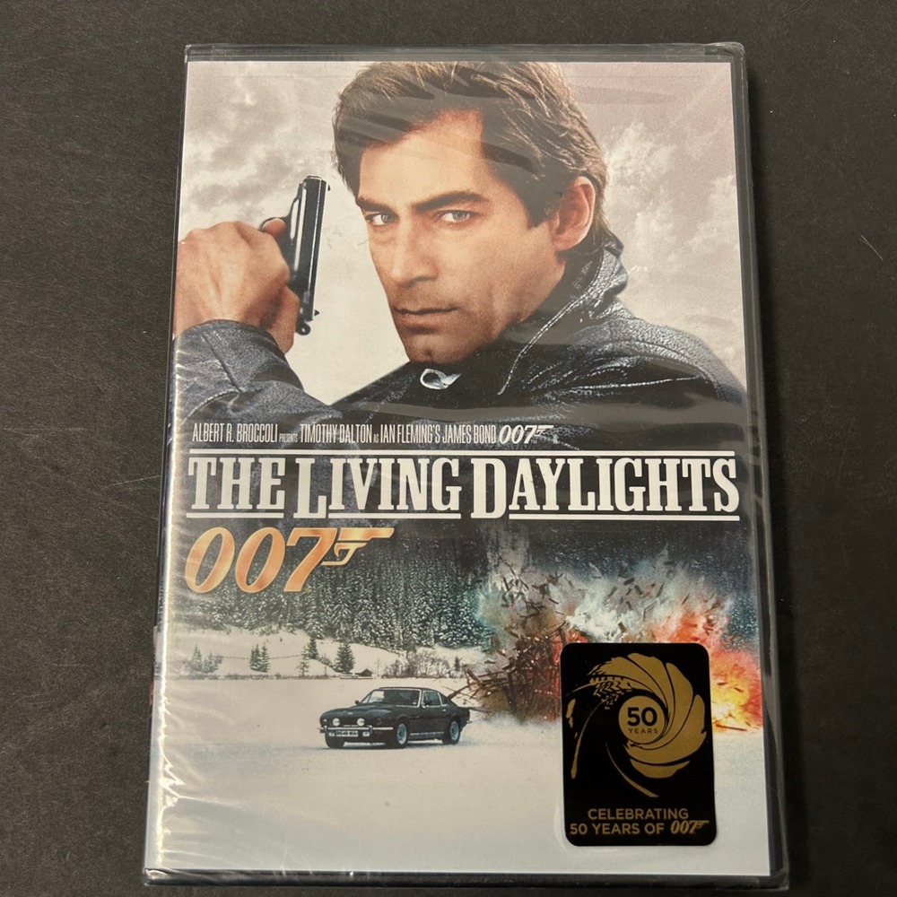 MGM The Living Daylights DVD 007 Timothy Dalton New Sealed 50 Years Anniversary